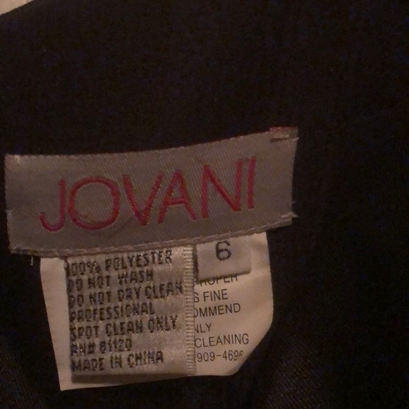 Jovani Size (6) Black Prom Dress - Picture 3 of 4